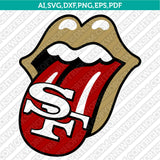 San Francisco 49ers SVG Bundle – NFL Football Logo Vector Cricut