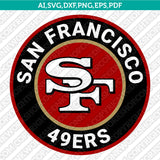San Francisco 49ers SVG Bundle – NFL Football Logo Vector Cricut