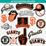 San Francisco Giants SVG Bundle – MLB Baseball Logo Vector Cricut