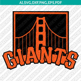 San Francisco Giants SVG Bundle – MLB Baseball Logo Vector Cricut