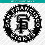 San Francisco Giants SVG Bundle – MLB Baseball Logo Vector Cricut