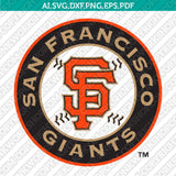 San Francisco Giants SVG Bundle – MLB Baseball Logo Vector Cricut