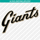 San Francisco Giants SVG Bundle – MLB Baseball Logo Vector Cricut