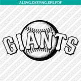 San Francisco Giants SVG Bundle – MLB Baseball Logo Vector Cricut