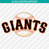 San Francisco Giants SVG Bundle – MLB Baseball Logo Vector Cricut