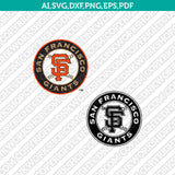 San Francisco Giants SVG Vector Logo – Baseball Cut Files for Cricut & Silhouette