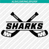San Jose Sharks SVG Bundle – NHL Hockey Logo Vector Cricut