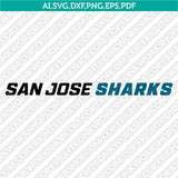 San Jose Sharks SVG Bundle – NHL Hockey Logo Vector Cricut