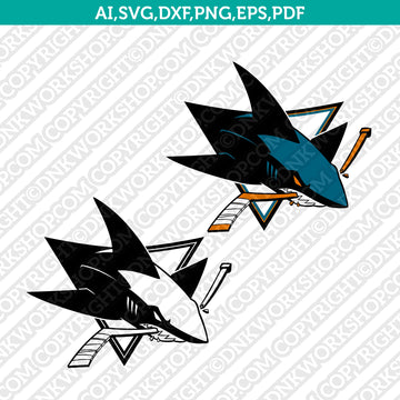 San Jose Sharks NHL logo SVG bundle