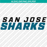 San Jose Sharks SVG Bundle – NHL Hockey Logo Vector Cricut
