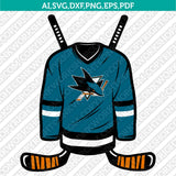 San Jose Sharks SVG Bundle – NHL Hockey Logo Vector Cricut