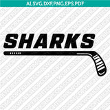 San Jose Sharks SVG Bundle – NHL Hockey Logo Vector Cricut