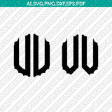 Scalloped Gear Wheels Cogs Steampunk Circle Monogram Letter Font Alphabet SVG Cut File Vector Cricut Silhouette Cameo Clipart Png Dxf Eps