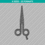 Scissors Embroidery Design - 6 Sizes - INSTANT DOWNLOAD