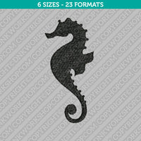 Seahorse Embroidery Design - 6 Sizes - INSTANT DOWNLOAD