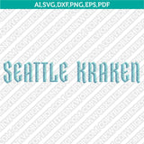 Seattle Kraken SVG Bundle – NHL Hockey Logo Vector Cricut