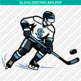 Seattle Kraken SVG Bundle – NHL Hockey Logo Vector Cricut
