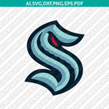 Seattle Kraken Logo SVG | NHL Hockey Vector Cricut Silhouette