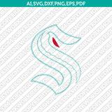 Seattle Kraken Logo SVG | NHL Hockey Vector Cricut Silhouette