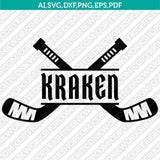Seattle Kraken SVG Bundle – NHL Hockey Logo Vector Cricut