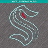 Seattle Kraken SVG Bundle – NHL Hockey Logo Vector Cricut