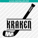 Seattle Kraken SVG Bundle – NHL Hockey Logo Vector Cricut