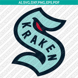 Seattle Kraken SVG Bundle – NHL Hockey Logo Vector Cricut