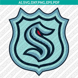 Seattle Kraken SVG Bundle – NHL Hockey Logo Vector Cricut