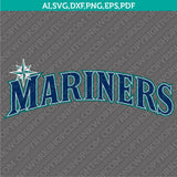 Seattle Mariners SVG Bundle – MLB Baseball Logo Vector Cricut