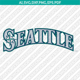 Seattle Mariners SVG Bundle – MLB Baseball Logo Vector Cricut