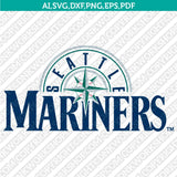 Seattle Mariners SVG Bundle – MLB Baseball Logo Vector Cricut