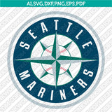 Seattle Mariners SVG Bundle – MLB Baseball Logo Vector Cricut