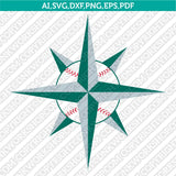 Seattle Mariners SVG Bundle – MLB Baseball Logo Vector Cricut