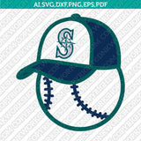 Seattle Mariners SVG Bundle – MLB Baseball Logo Vector Cricut