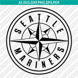 Seattle Mariners SVG Bundle – MLB Baseball Logo Vector Cricut