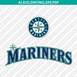 Seattle Mariners SVG Vector Logo – Baseball Cut Files for Cricut & Silhouette