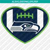 Seattle Seahawks SVG Bundle – NFL Football Logo Vector Cricut