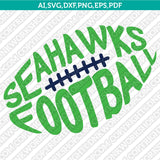 Seattle Seahawks SVG Bundle – NFL Football Logo Vector Cricut