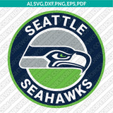 Seattle Seahawks SVG Bundle – NFL Football Logo Vector Cricut