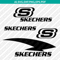 Skechers Logo SVG Silhouette Cameo Cricut Cut File Vector Png Eps Dxf