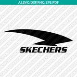 Skechers Logo SVG Silhouette Cameo Cricut Cut File Vector Png Eps Dxf