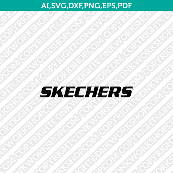 Skechers Logo SVG Silhouette Cameo Cricut Cut File Vector Png Eps Dxf ...