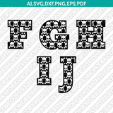 Skull Letters Bones Fonts Alphabet Lettering Birthday Party SVG Vector Silhouette Cameo Cricut Cut File Clipart Png Dxf Eps