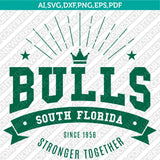 USF Bulls SVG Bundle | NCAA College Vector Cricut