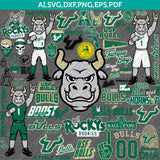 USF Bulls SVG Bundle | NCAA College Vector Cricut