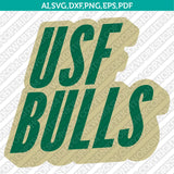 USF Bulls SVG Bundle | NCAA College Vector Cricut