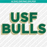 USF Bulls SVG Bundle | NCAA College Vector Cricut