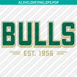 USF Bulls SVG Bundle | NCAA College Vector Cricut