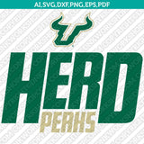 USF Bulls SVG Bundle | NCAA College Vector Cricut