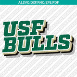 USF Bulls SVG Bundle | NCAA College Vector Cricut